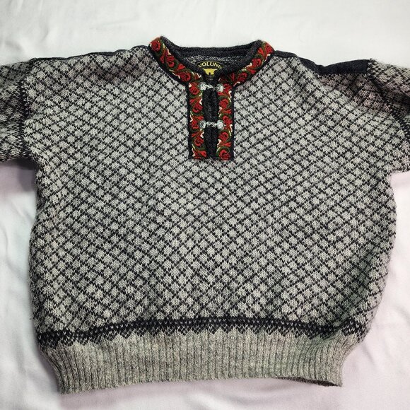Vintage Volund Norway Thick Wool Sweater (M) - Picture 5 of 8